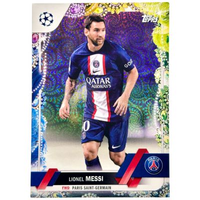 Lionel Messi 2022-23 Topps UCC Carnaval Edition - Samba Refractor #1 PSG