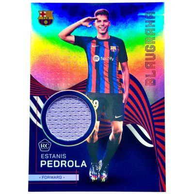 Estanis Pedrola 2023-24 Topps FC Barcelona Team Set - Match Worn Relic Rookie RC #BR-EP