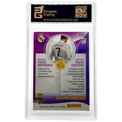 Cristiano Ronaldo 2015-16 Panini Megacracks La Liga - Edicion Limitada #345B EG3.5 Real Madrid