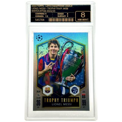 Lionel Messi 2024-25 Topps Match Attax - Trophy Triumph Champions #438 FC Barcelona EG 8
