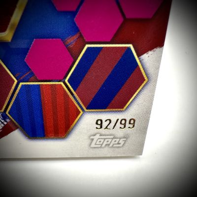 Pedri 2024-25 Topps 125 Years Barcelona - Match-Worn Patch 92/99 #JR-PE