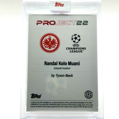 Randal Kolo Muani 2022 Topps Project 22 - Designed by Tyson Beck Frankfurt