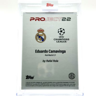 Eduardo Camavinga 2022 Topps Project 22 - Designed by Rafal Rola Real Madrid