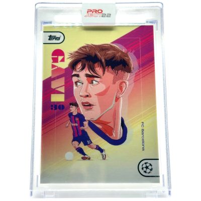 Gavi 2022 Topps Project 22 - Designed by Dan Leydon FC Barcelona