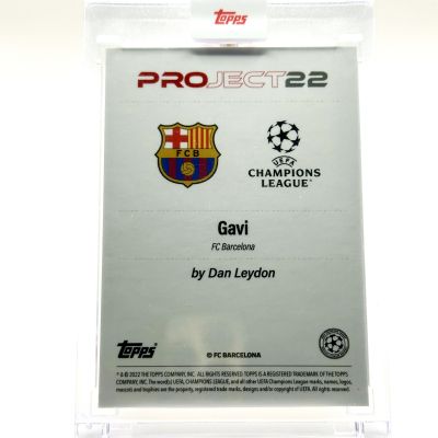Gavi 2022 Topps Project 22 - Designed by Dan Leydon FC Barcelona
