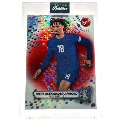 Trent Alexander-Arnold 2023-24 Topps Pristine Road to Euro 2024 - RED Refractor 4/5 England SSP #44 Anglia