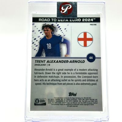 Trent Alexander-Arnold 2023-24 Topps Pristine Road to Euro 2024 - RED Refractor 4/5 England SSP #44 Anglia
