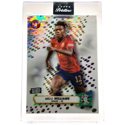 Nico Williams 2023-24 Topps Pristine Road to Euro - Rookie Refractor #161 Spania