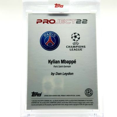 Kylian Mbappe 2022 Topps Project 22 - Designed by Dan Leydon PSG