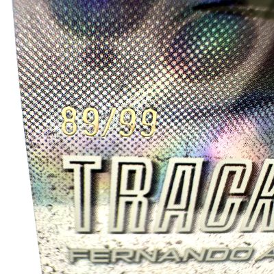 Fernando Alonso 2024 Topps Finest Formula 1 - Track Attack RELIC 89/99 #TAR-ALO Aston Martin