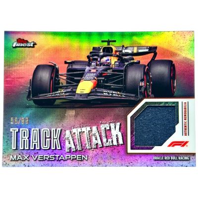 Max Verstappen 2024 Topps Finest Formula 1 - Track Attack RELIC 56/99 #TAR-VER Red Bull