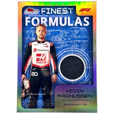 Kevin Magnussen 2024 Topps Finest Formula 1 - Finest Formulas RELIC 70/99 #FF-MAG Haas