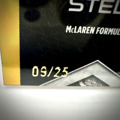 Andrea Stella 2024 Topps Finest Formula 1 - F1 RELIC Gold 09/25 #F1R-STE Mclaren