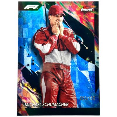 Michael Schumacher 2024 Topps Finest Formula 1 - Uncommon Blue 90/150 #178 Ferrari