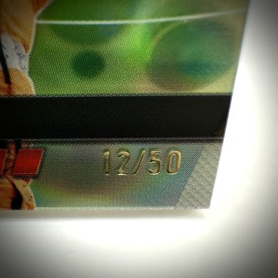 Lando Norris 2024 Topps Finest Formula 1 - Raceday RELIC Green Refractor 12/50 #RDR-NOR Mclaren