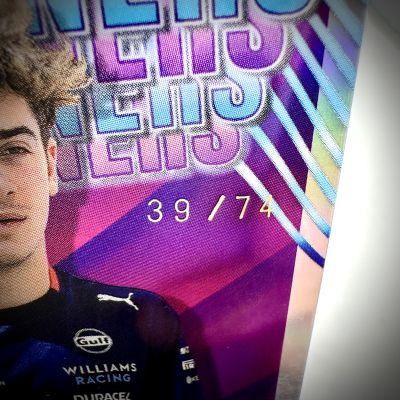 Franco Colapinto 2024 Topps Finest Formula 1 - Headliners Die-Cut Rookie RC 39/74 #HL-10 Williams