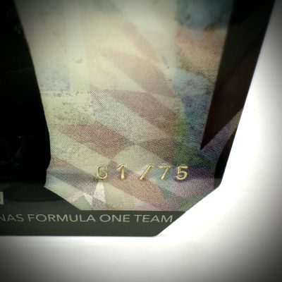 Lewis Hamilton 2024 Topps Finest Formula 1 - Uncommon Die-Cut Refractor 61/75 #196 Mercedes