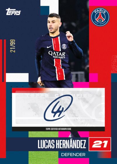 2024-25 Topps Paris Saint Germain Team Set Box