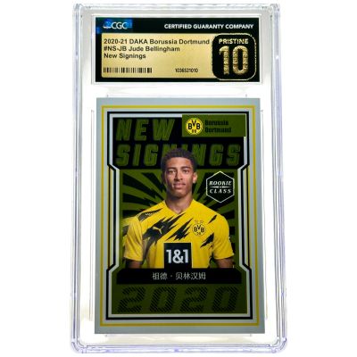 Jude Bellingham 2020-21 Daka Borrusia Dortmund - New Signings Rookie RC 71/99 #NS-JB CGC Pristine 10