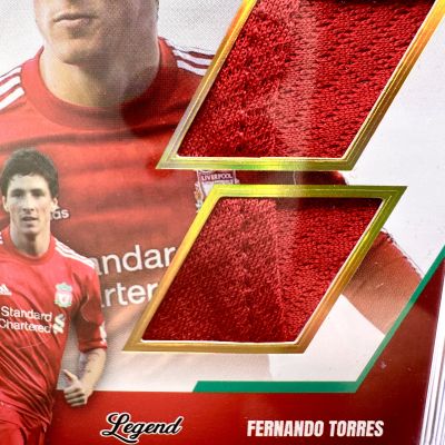 Fernando Torres 2023-24 Daka Liverpool Ineffable - Dual Jerseys Relic 19/25 #IN-DSJY-11 CGC 10