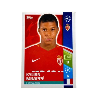 Kylian Mbappe 2017-18 Topps Uefa Champions League Sticker - Rookie RC #248 Monaco
