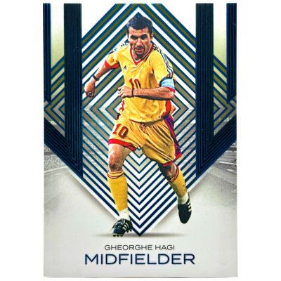 Gheorghe Hagi 2025 Futera Incredible Football - Midfielder BLUE 16/27 #IB120 Romania