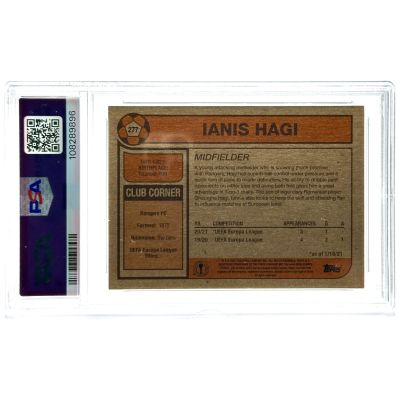Ianis Hagi 2021 Topps Living UCL #277 PSA 8 POP 1