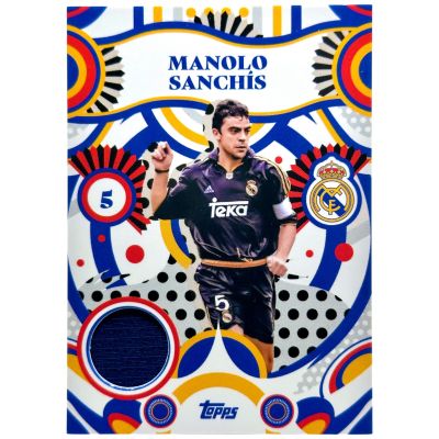 Manolo Sanchis 2024-25 Topps Real Madrid Team Set - Match Worn RELIC #FR-SA