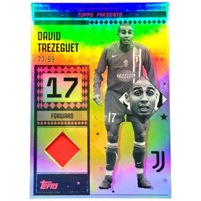 David Trezeguet 2024-25 Topps Juventus Team Set - Vintage Lady Match Worn Relic 73/99 #LW-WM