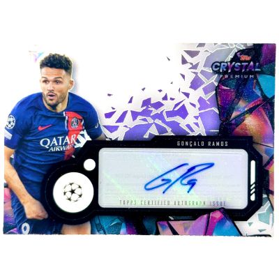 Goncalo Ramos 2023-24 Topps Crystal Premium UCL - AUTO #CA-GR PSG