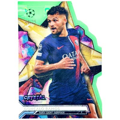 Goncalo Ramos 2023-24 Topps Crystal Premium UCL - Die Cut 48/75 PSG