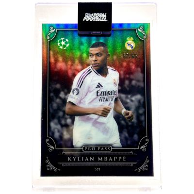 Kylian Mbappe 2024 Topps Total Football - Pro Pass 82/99 Real Madrid