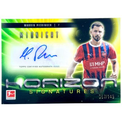 Marvin Pieringer 2024-25 Topps Midnight Bundesliga - Horizon AUTO 067/149 FC Heidenheim
