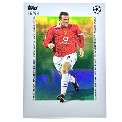 Wayne Rooney 2024-25 Topps Simplicidad UCC - Green 56/99 Manchester United