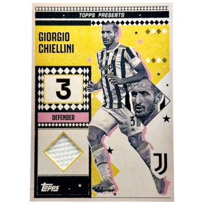 Giorgio Chiellini 2024-25 Topps Juventus Team Set - Vintage Lady RELIC Match Worn #LR-GC