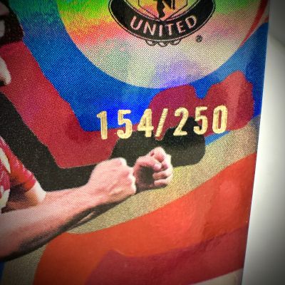 Luke Shaw 2024-25 Topps Manchester United Team Set - Player Worn RELIC Blue 154/250 #CR-LS