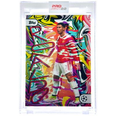 Cristiano Ronaldo 2022 Topps Project 22 by Mike Perry Manchester United