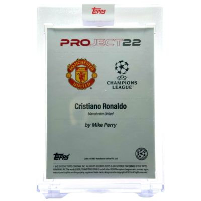 Cristiano Ronaldo 2022 Topps Project 22 by Mike Perry Manchester United