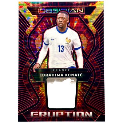Ibrahima Konate 2023-24 Panini Obsidian Soccer - Eruption RELIC 19/49 #ER-IK Franta