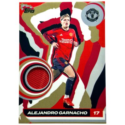 Alejandro Garnacho 2024-25 Topps Manchester United Team Set - Player Worn RELIC #CR-AG