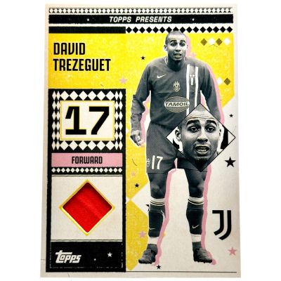 David Trezeguet 2024-25 Topps Juventus Team Set - Vintage Lady RELIC Match Worn #LR-DT