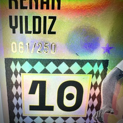 Kenan Yildiz 2024-25 Topps Juventus Team Set - Vintage Lady RELIC Match Worn 061/250 #LR-KY