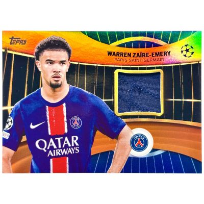 Warren Zaire-Emery 2024-25 Topps UCC Flagship - Match Worn RELIC Orange 11/25 #SR-WZ PSG