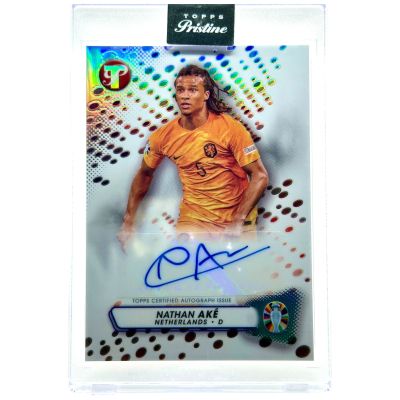 Nathan Ake 2023-24 Topps Pristine Road to Euro - AUTO Encased #PA-NA Olanda