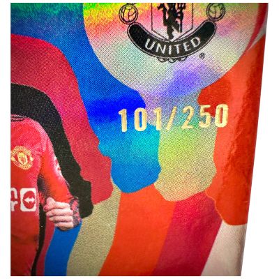 Alejandro Garnacho 2024-25 Topps Manchester United Team Set - Player Worn RELIC Blue 101/250 #CR-AG