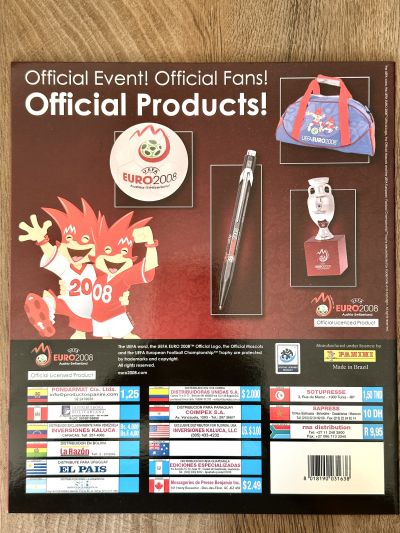Album Panini Euro 2008