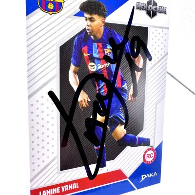 Lamine Yamal 2023 Daka FC Barcelona Holocene - Rookie AUTO On card + Certificat de autenticitate
