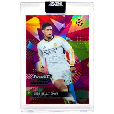 Jude Bellingham 2023-24 Topps Finest Total Football SSP 04/25 #TFF-21 Real Madrid