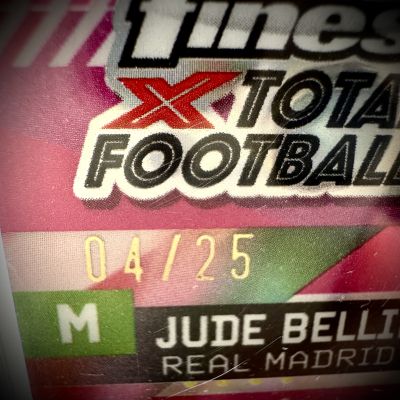 Jude Bellingham 2023-24 Topps Finest Total Football SSP 04/25 #TFF-21 Real Madrid