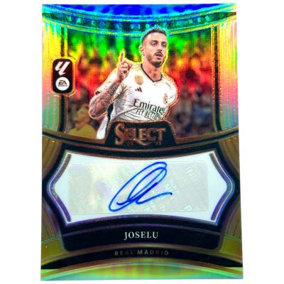 Joselu 2024-25 Panini Select La Liga Soccer - AUTO Silver Prizm #SS-JLU Real Madrid